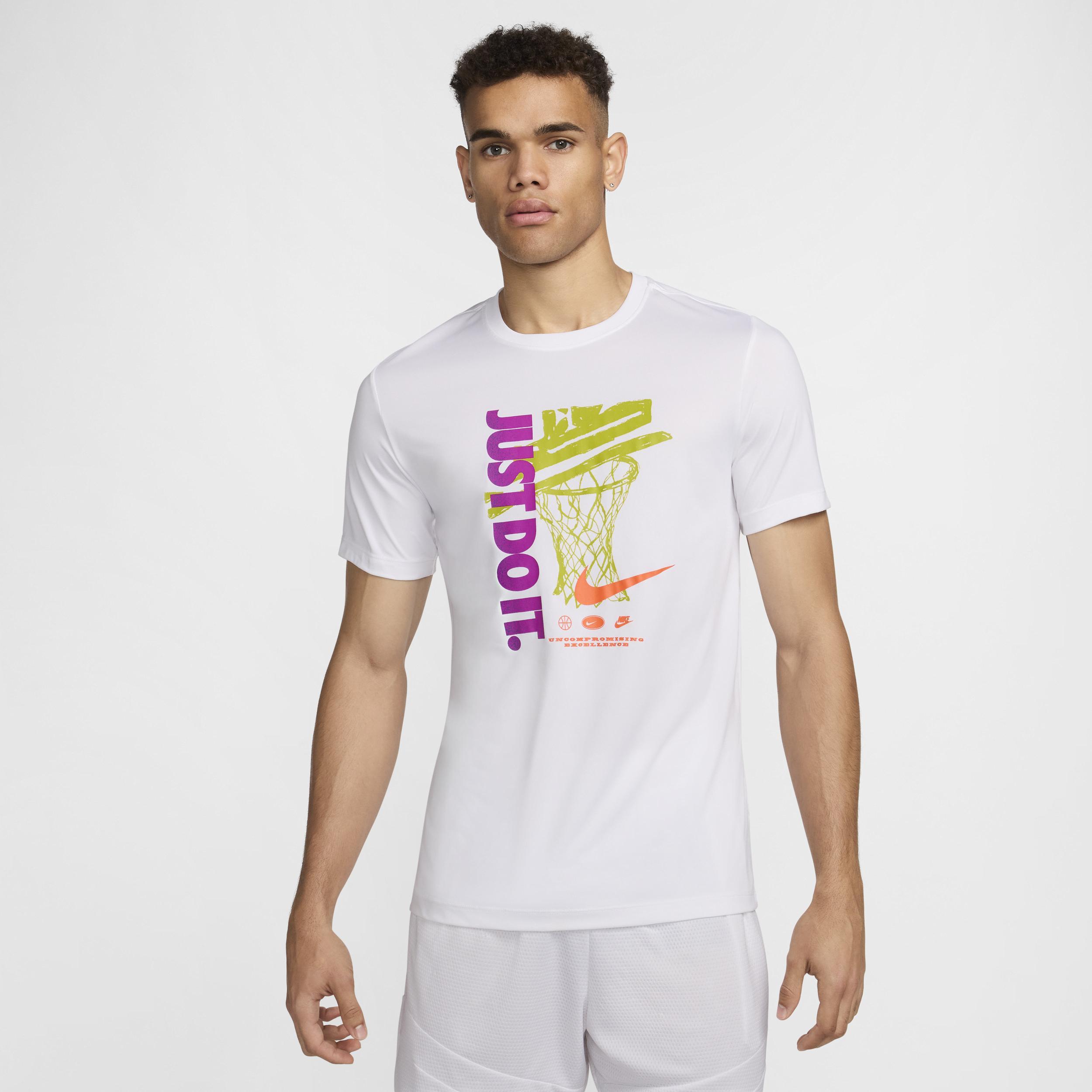 Nike Mens Nike Dri-FIT RLGD OC Verb T-Shirt - Mens White/Multi Product Image