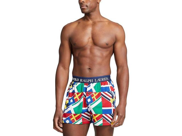 Polo Ralph Lauren Exposed Waistband Knit Boxer Men's Underwear Product Image