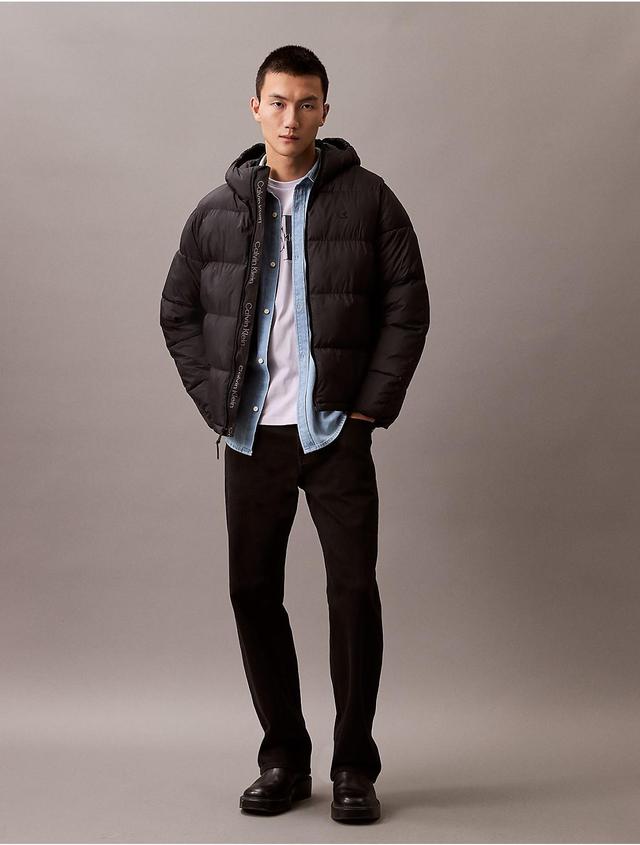 Calvin Klein Mens Classic Puffer Jacket - Black - XS Product Image