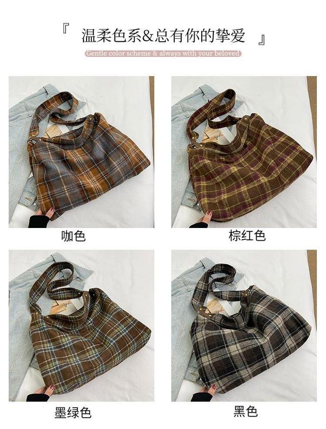 Plaid Tote Bag Product Image