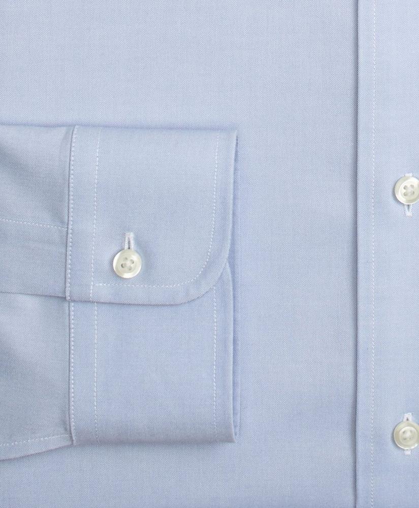 Big & Tall Stretch Dress Shirt, Non-Iron Pinpoint Button-Down Collar Product Image