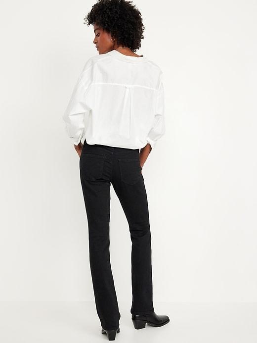 Mid-Rise Wow Boot-Cut Jeans Product Image