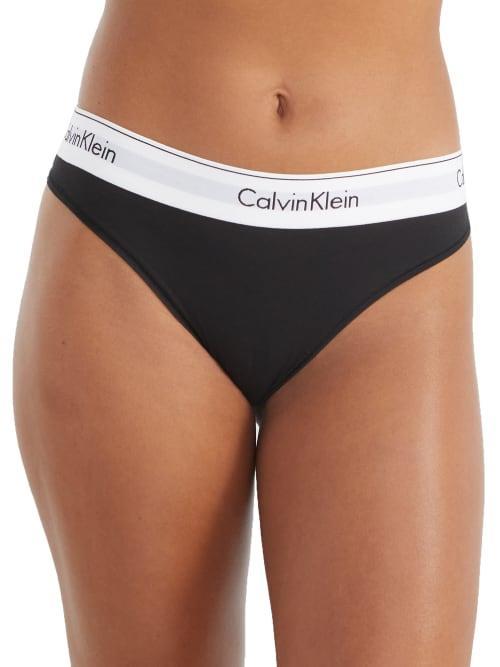 Calvin Klein Womens Modern Cotton Bikini - White - S Product Image