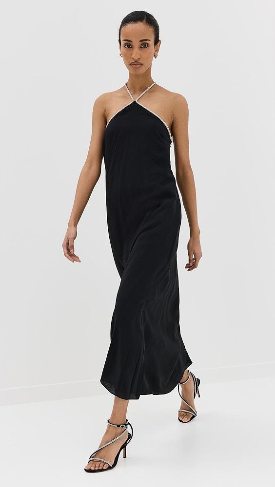 SIMKHAI Onyx Halter Neck Maxi Dress | Shopbop Product Image