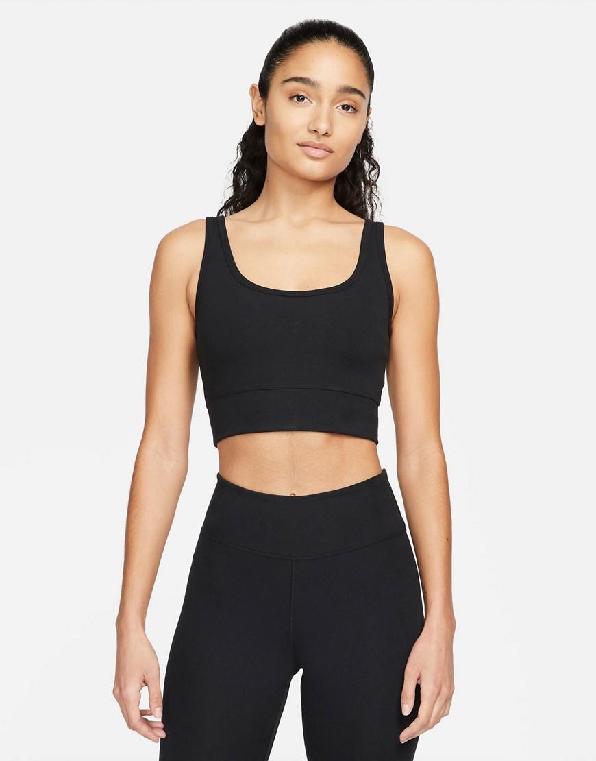 Nike Training Dri-FIT One Luxe ribbed tank top Product Image