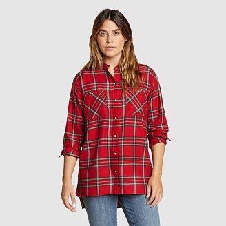 Women's Fremont Flannel Collarless Tunic Product Image