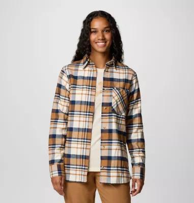 Columbia Women's Calico Basin Flannel Long Sleeve Shirt- Product Image