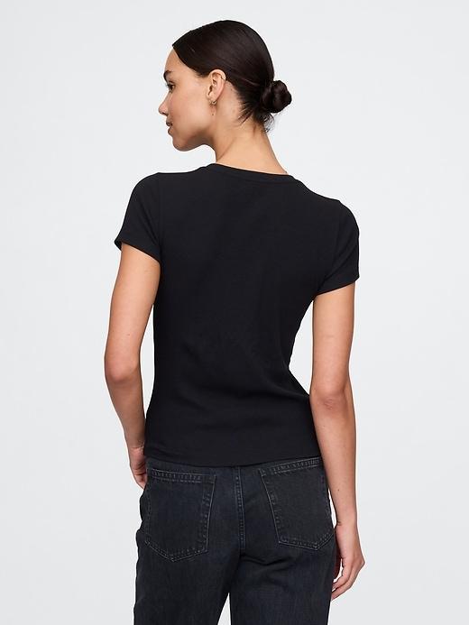 Modern Rib Cropped T-Shirt Product Image