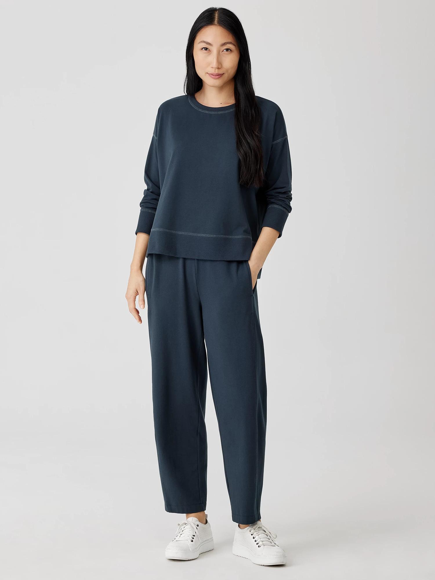 EILEEN FISHER Traceable Cotton Jersey Lantern Pantfemale product image