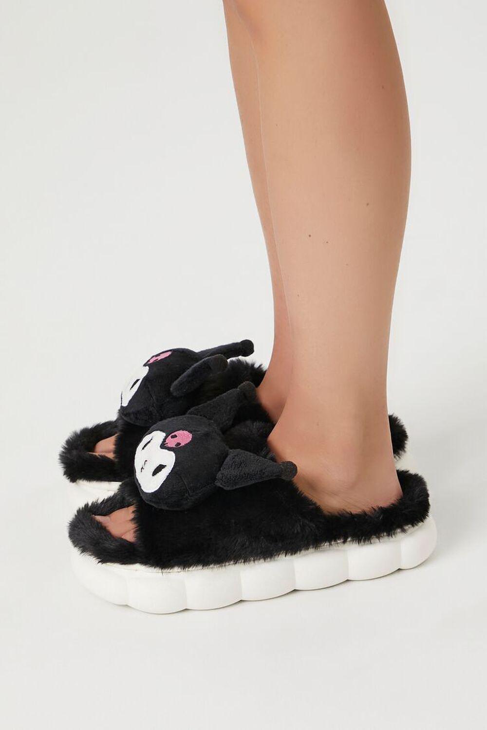 Kuromi Plush House Slippers | Forever 21 Product Image