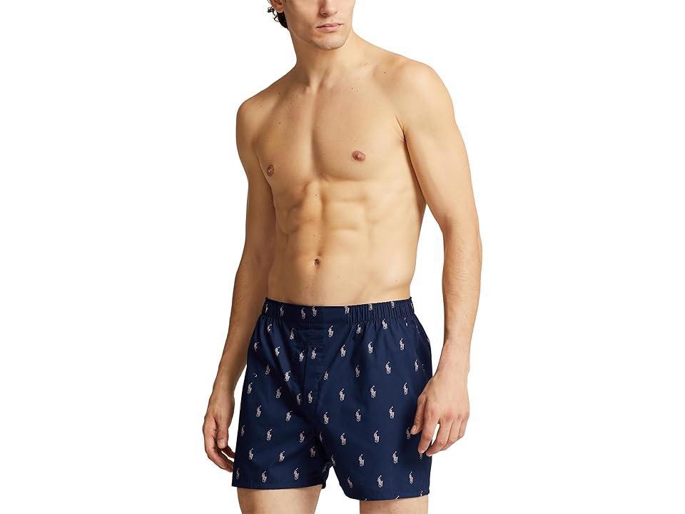 Polo Ralph Lauren Mens 3-Pk. Classic-Fit Cotton Woven Boxers Product Image