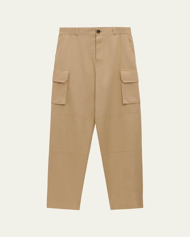 Mens Cotton-Blend Cargo Trousers Product Image