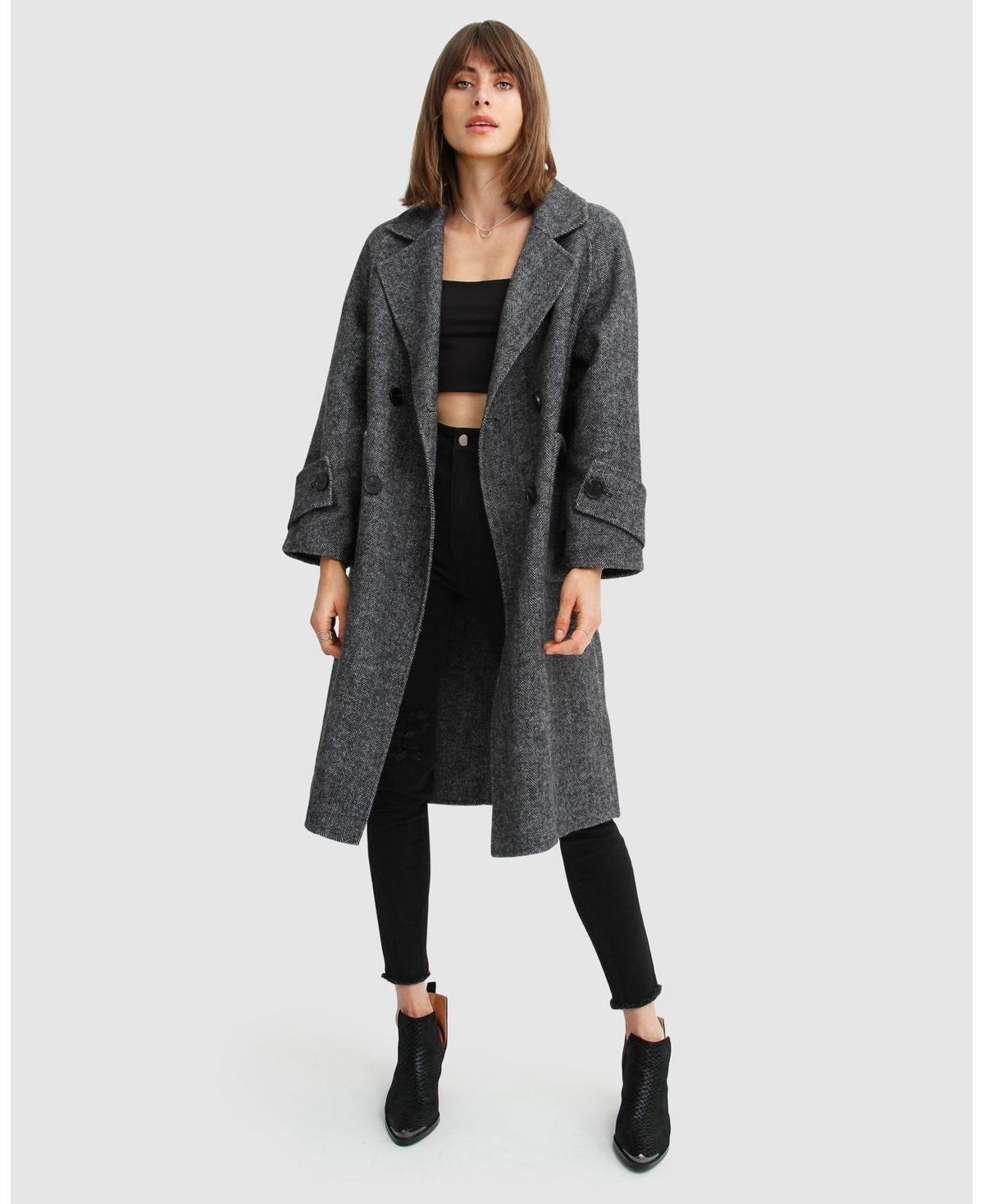 Women Belle & Bloom Rumour Has It Oversized Wool Blend Coat Product Image