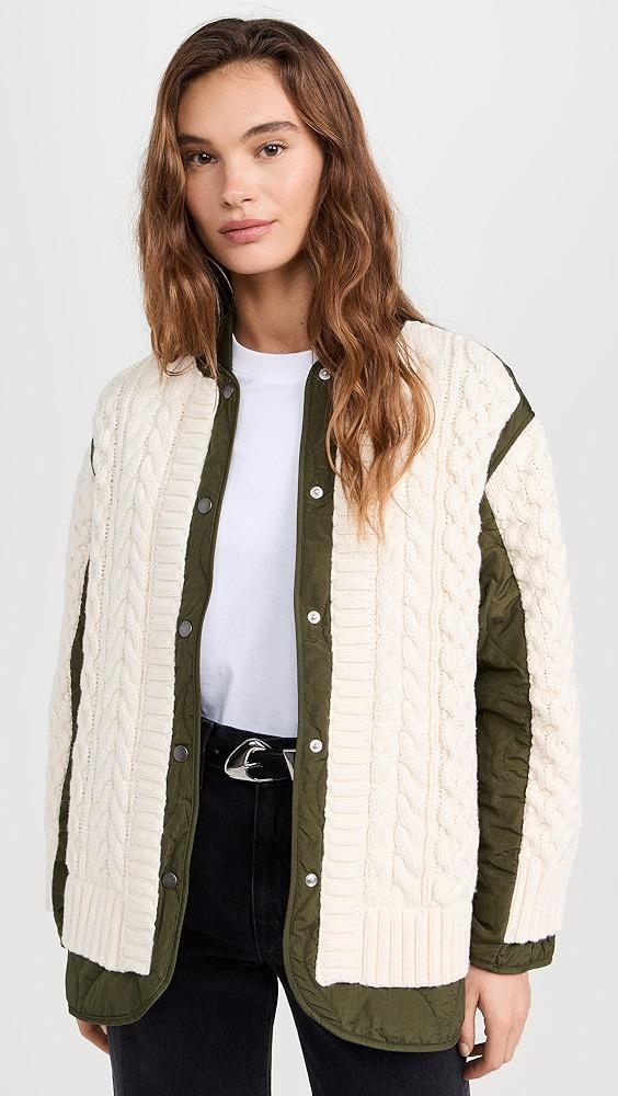 rag & bone Winnie Mixed Media Jacket | Shopbop Product Image