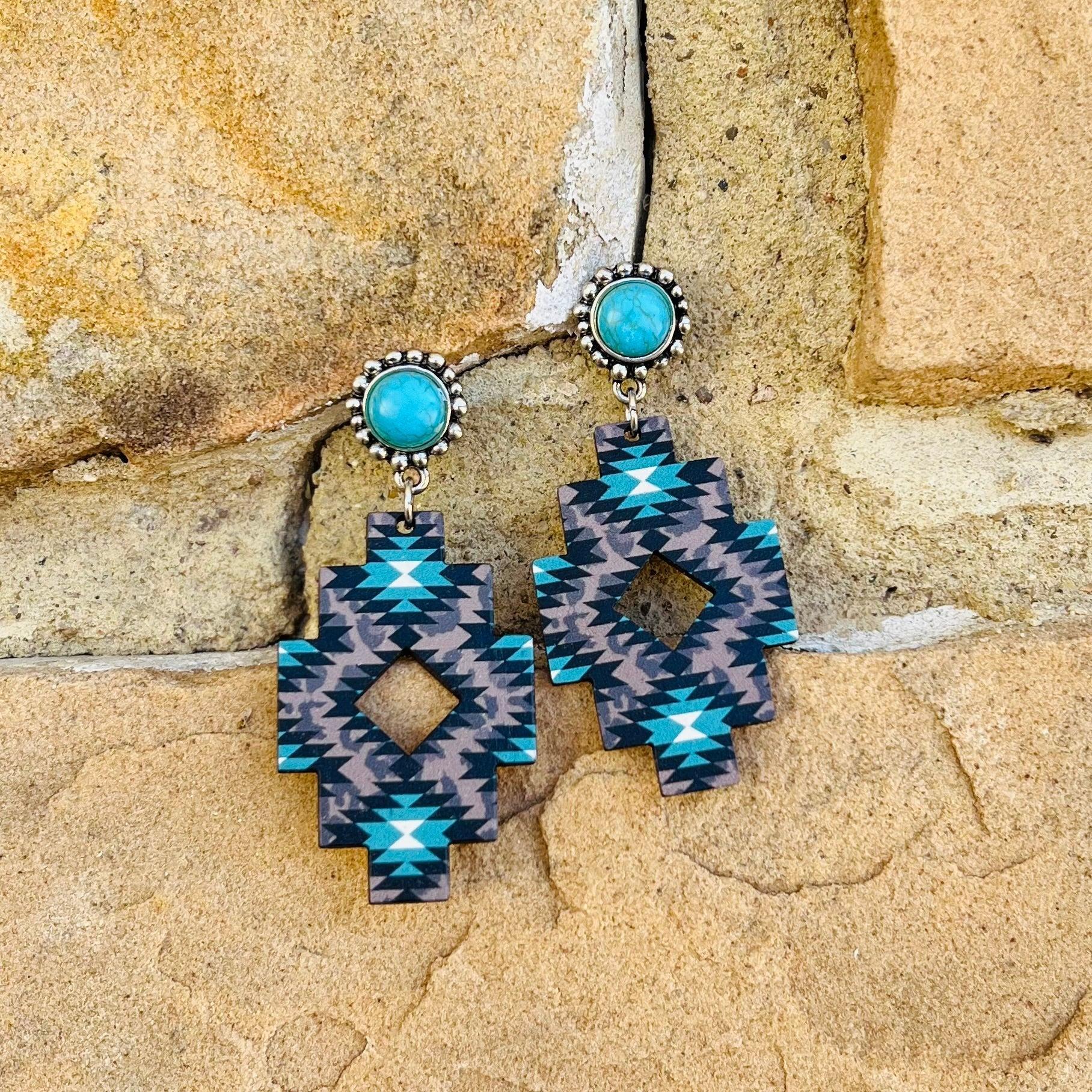 Aztec Ranch Earrings Product Image