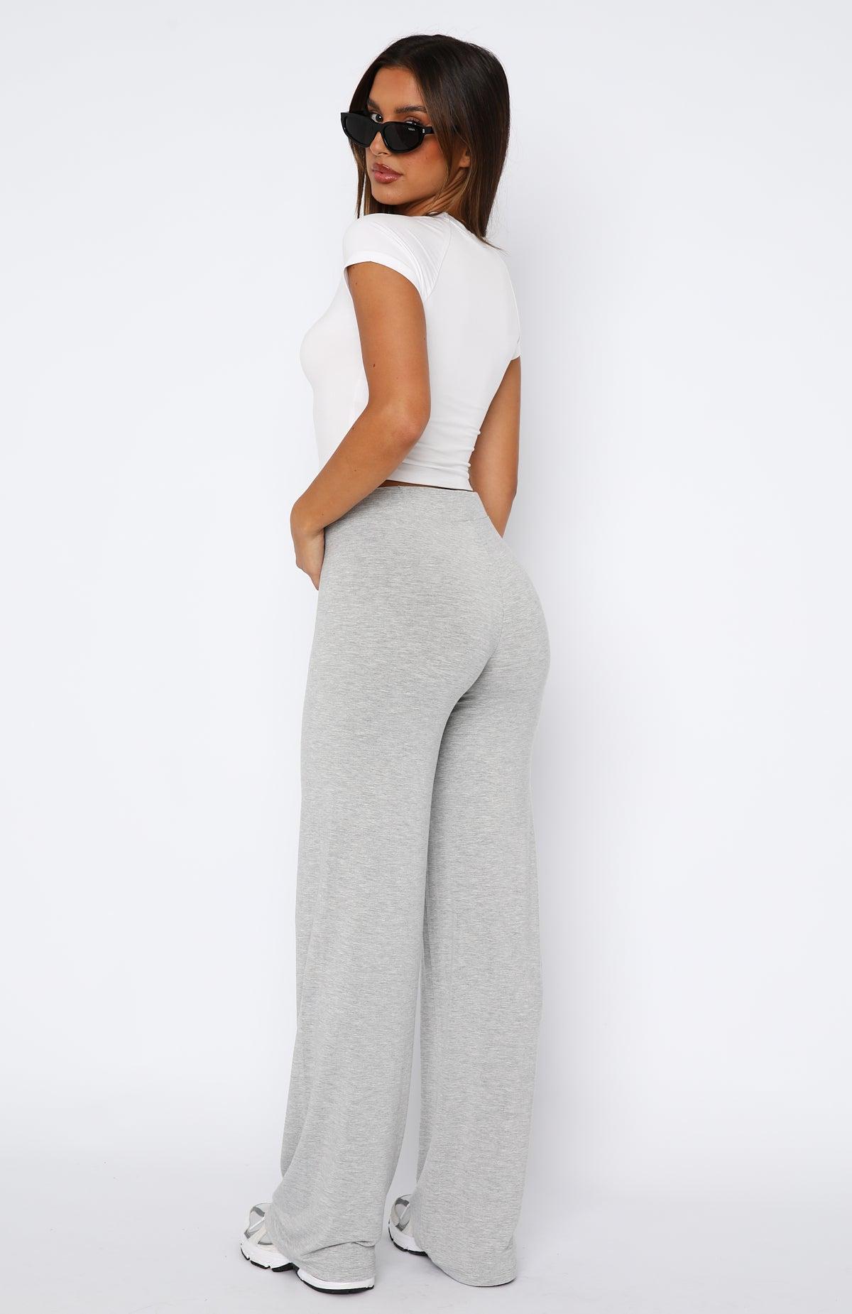 Something I'm Missing Pants Grey Product Image