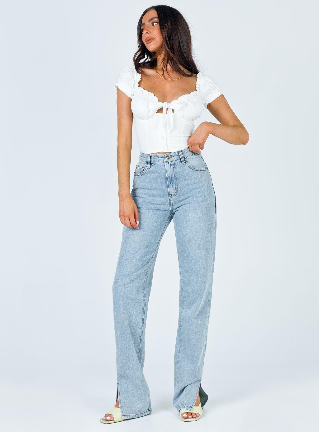 Elouise Crop Top White Product Image