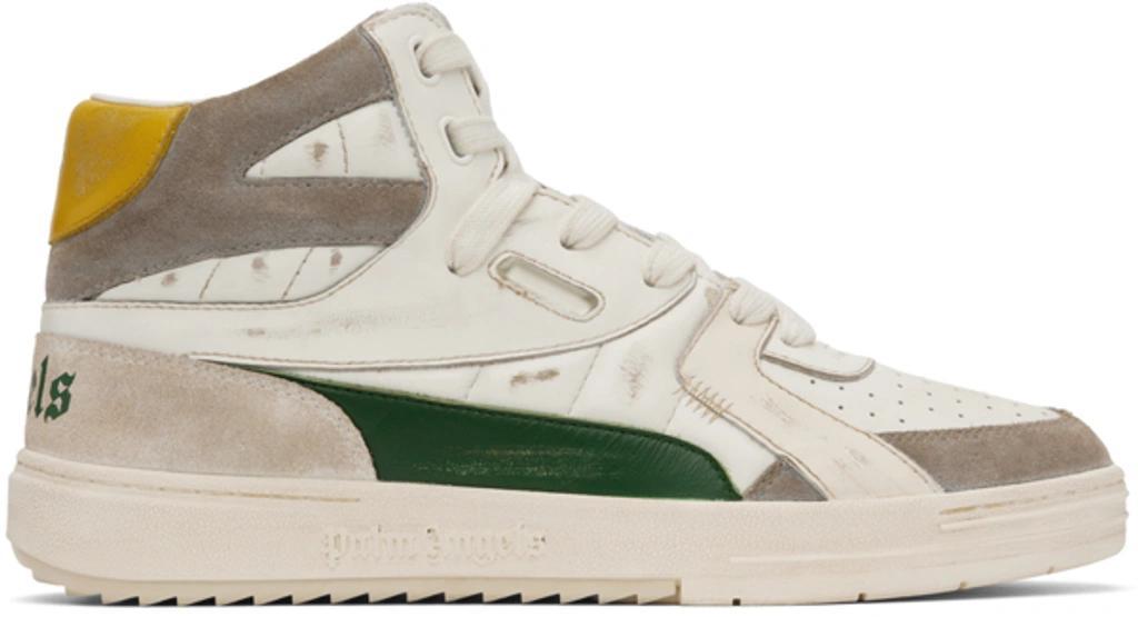 PALM ANGELS University Old School Sneakers In Beige Product Image