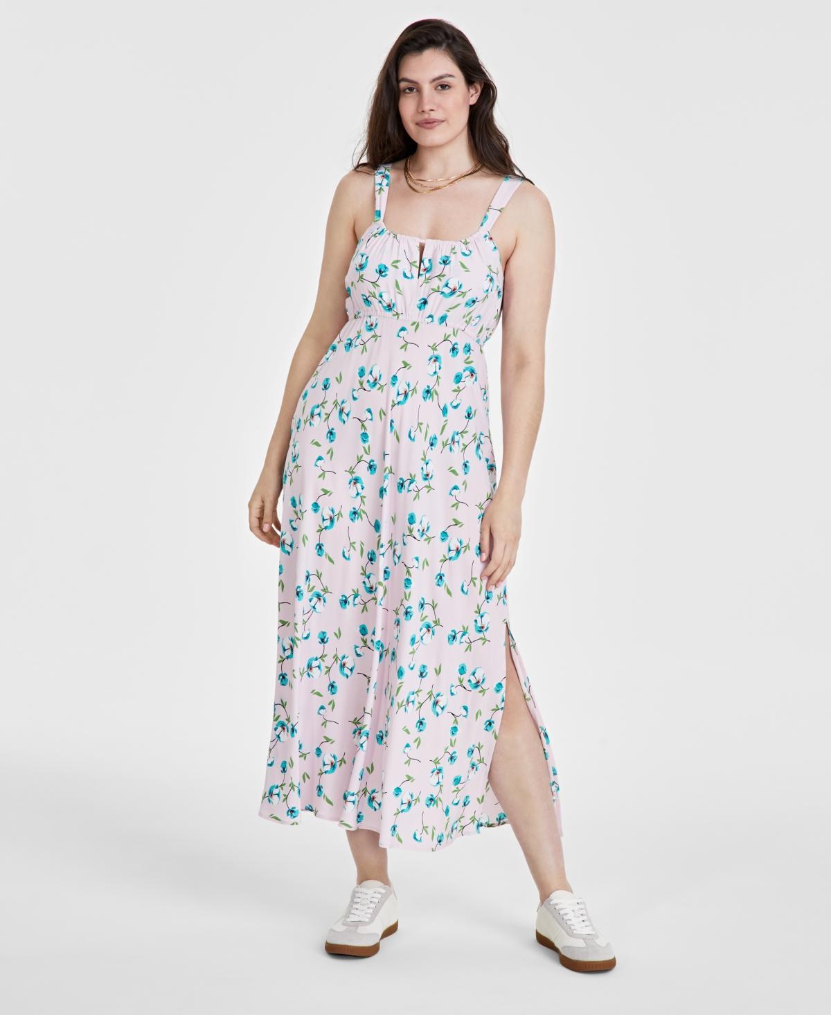 On 34th Womens Printed Empire-Waist Midi Dress, Created for Macys product image