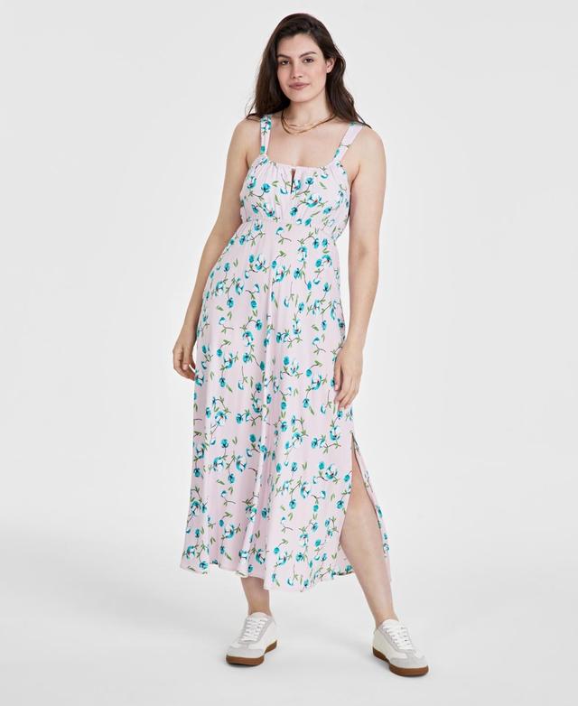 On 34th Womens Printed Empire-Waist Midi Dress, Created for Macys Product Image