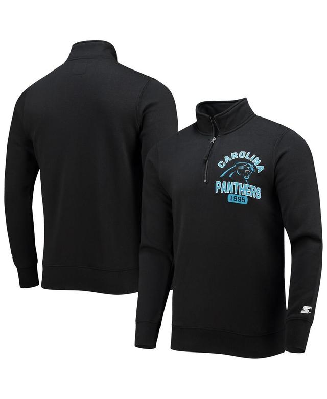 Mens Starter Carolina Panthers Heisman Quarter-Zip Jacket Product Image