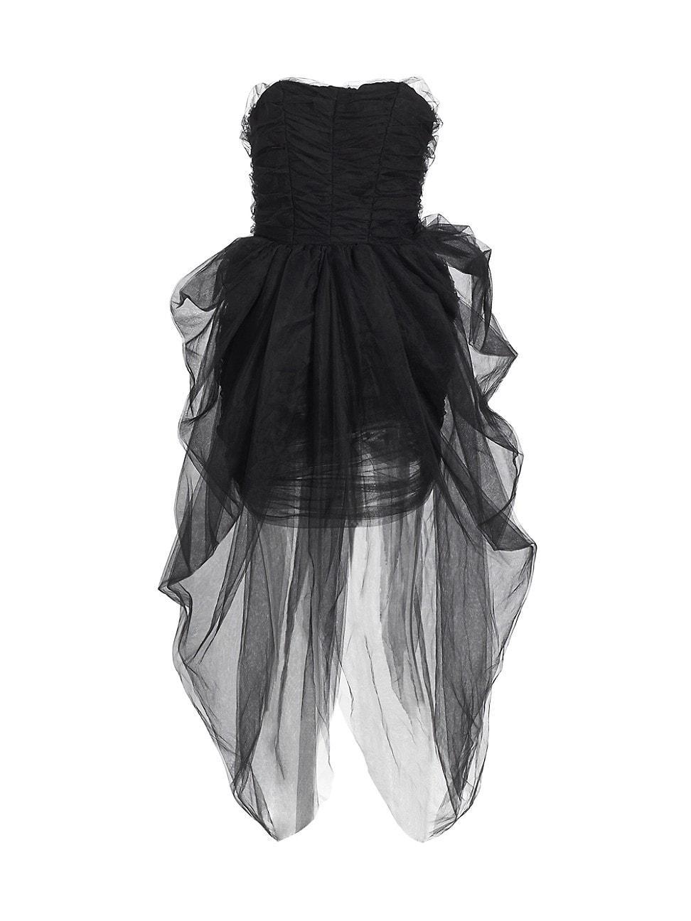 Womens Corset Layered Tulle Dress product image