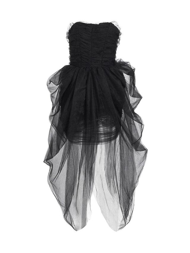 Womens Corset Layered Tulle Dress Product Image