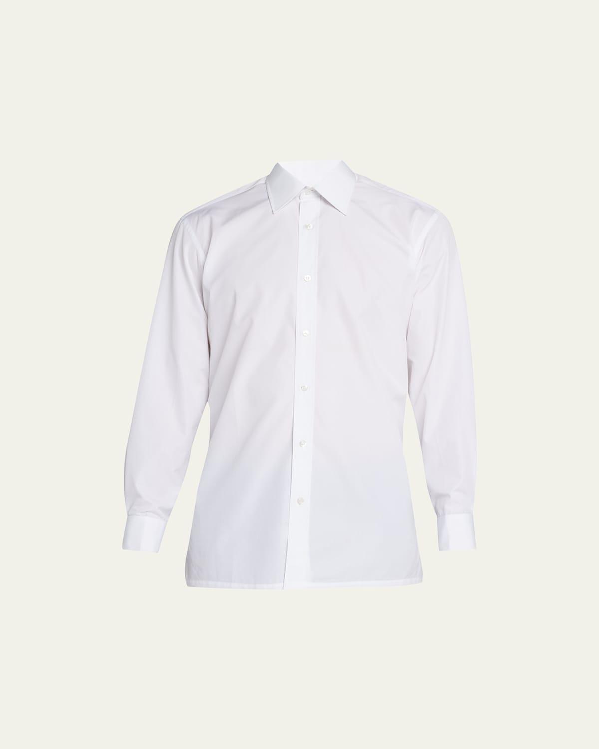 Mens Cotton Poplin Dress Shirt Product Image