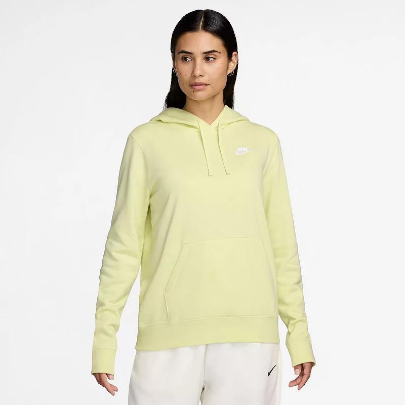 Womens Nike Sportswear Club Fleece Hoodie White Product Image