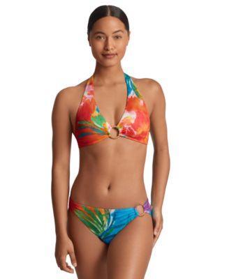 Lauren Ralph Lauren Womens Rattan O Ring Bikini Top Bottoms Product Image