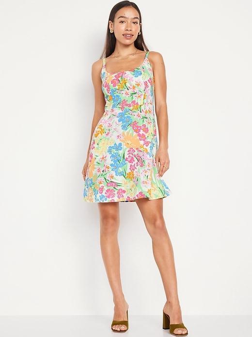 Fit & Flare Cami Mini Dress Product Image