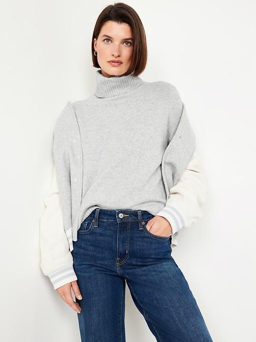 SoSoft Turtleneck Tunic Sweater Product Image