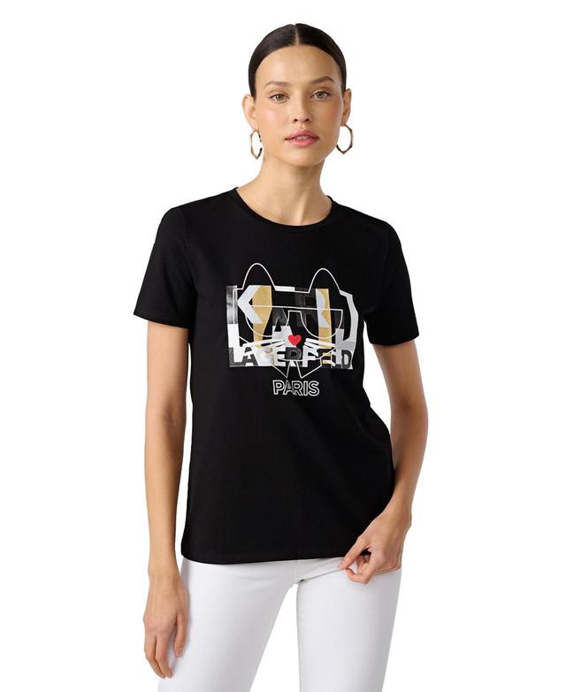 Karl Lagerfeld Paris Womens Choupette Karl Tee Product Image