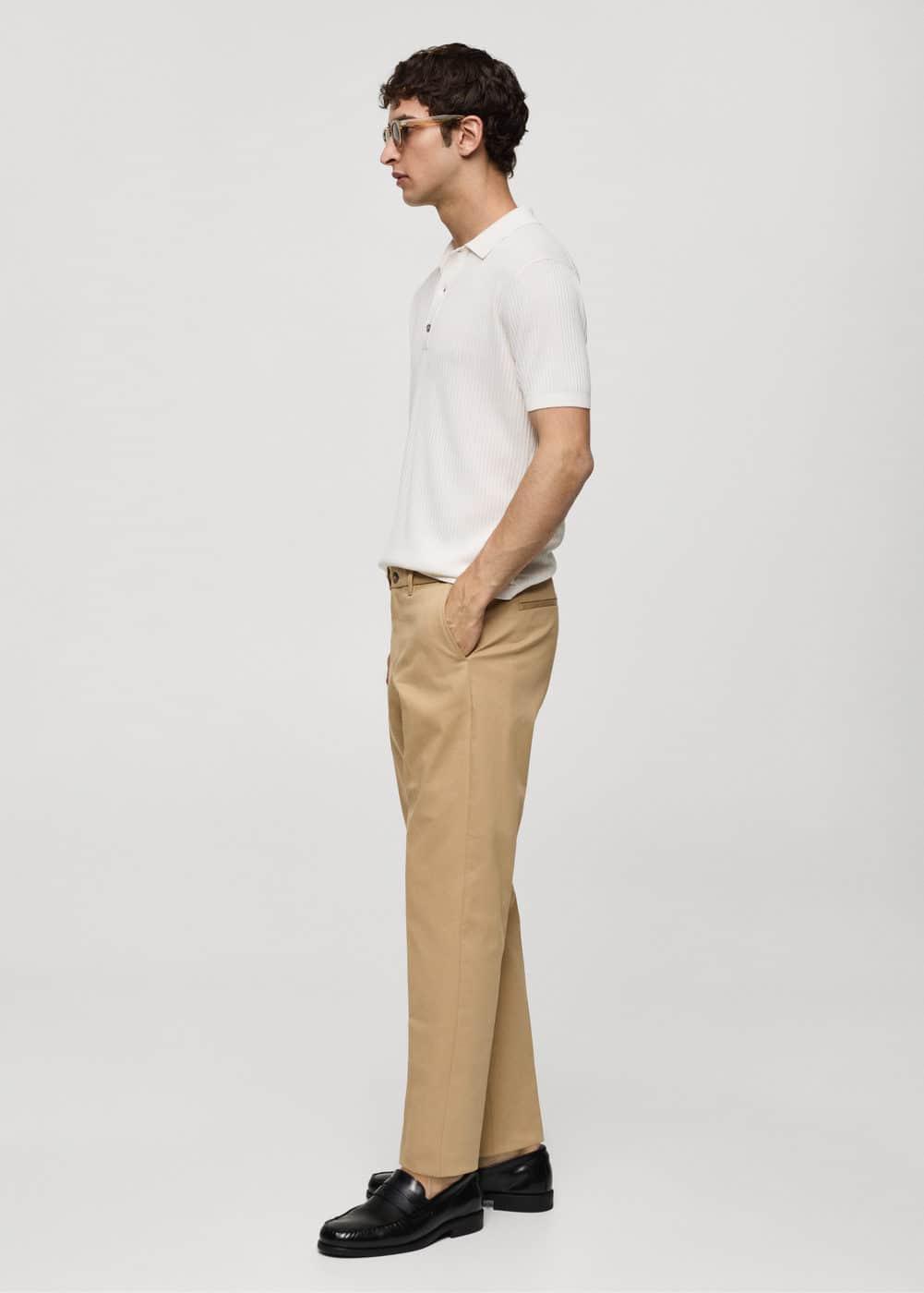 MANGO MAN - Slim fit chino trousers medium brownMen Product Image