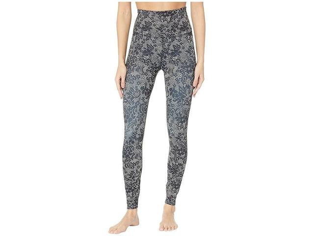 Beyond Yoga Olympus High Waisted Midi Leggings (Phantom Lace) Women's Casual Pants Product Image