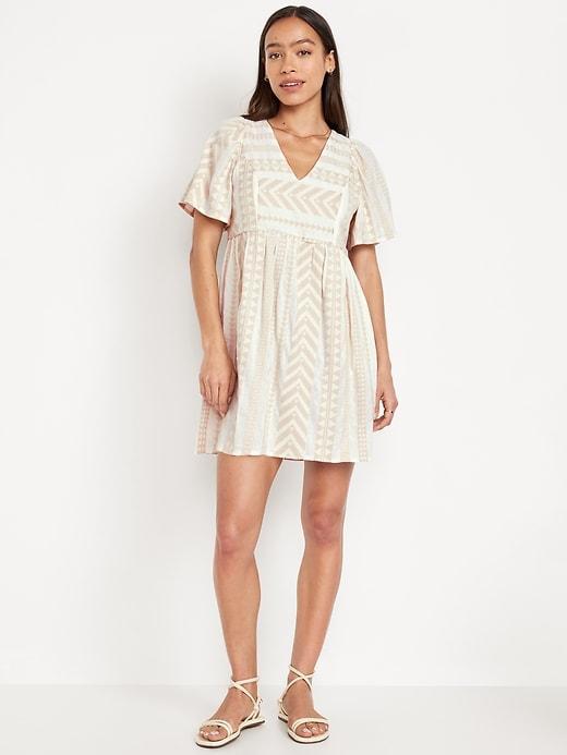 Jacquard Mini Swing Dress Product Image