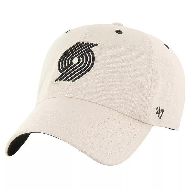 Mens 47 Cream Portland Trail Blazers Lunar Clean Up Adjustable Hat Product Image