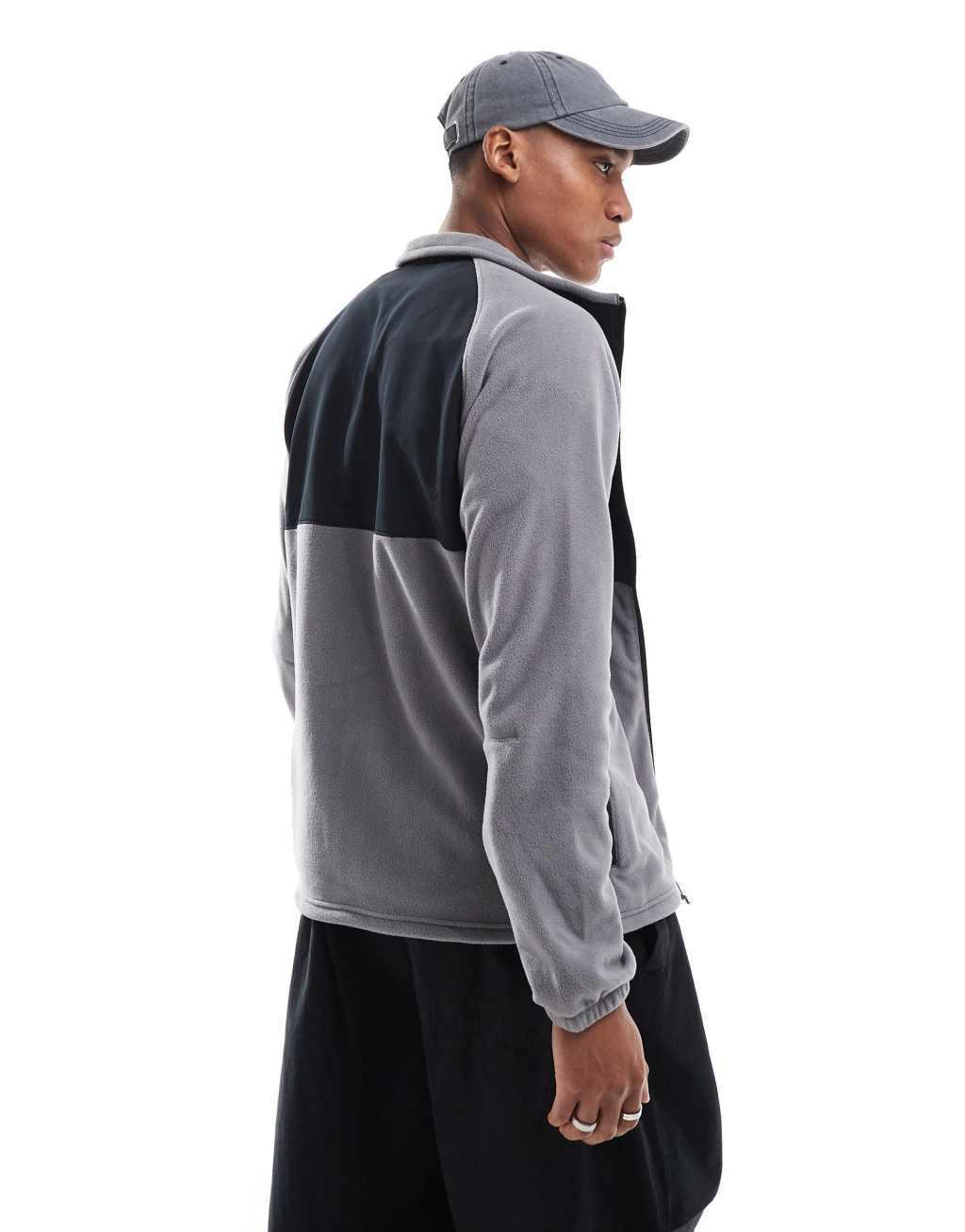 Columbia Sage Peak full zip fleece in black Product Image