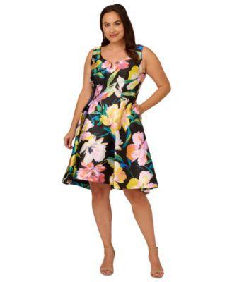 Plus Size Mikado High-Low Dress Product Image