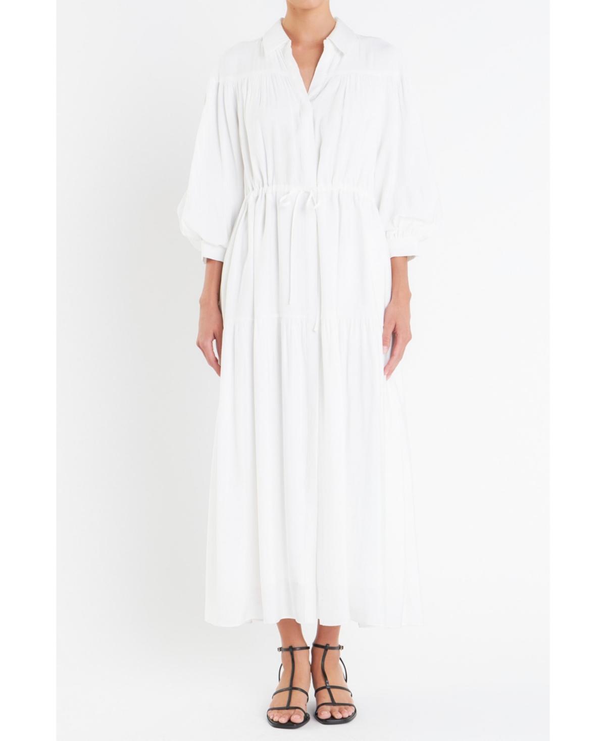 Women's Shirt Maxi Dress Product Image