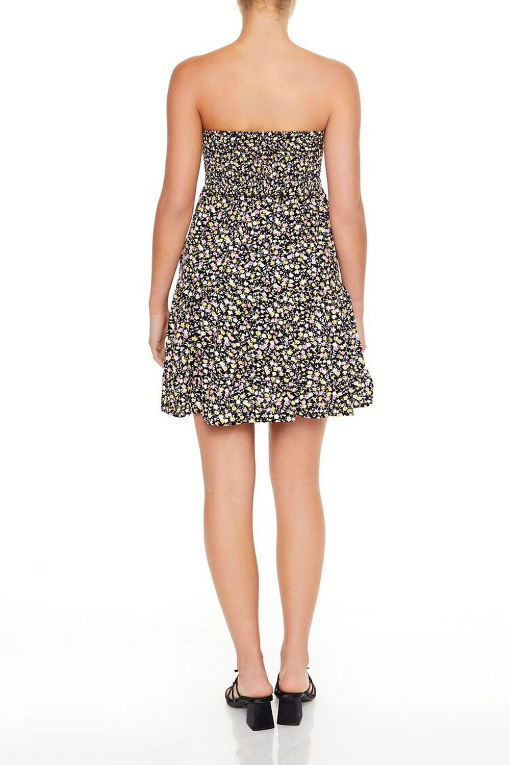 Strapless Ditsy Floral Mini Dress | Forever 21 Product Image