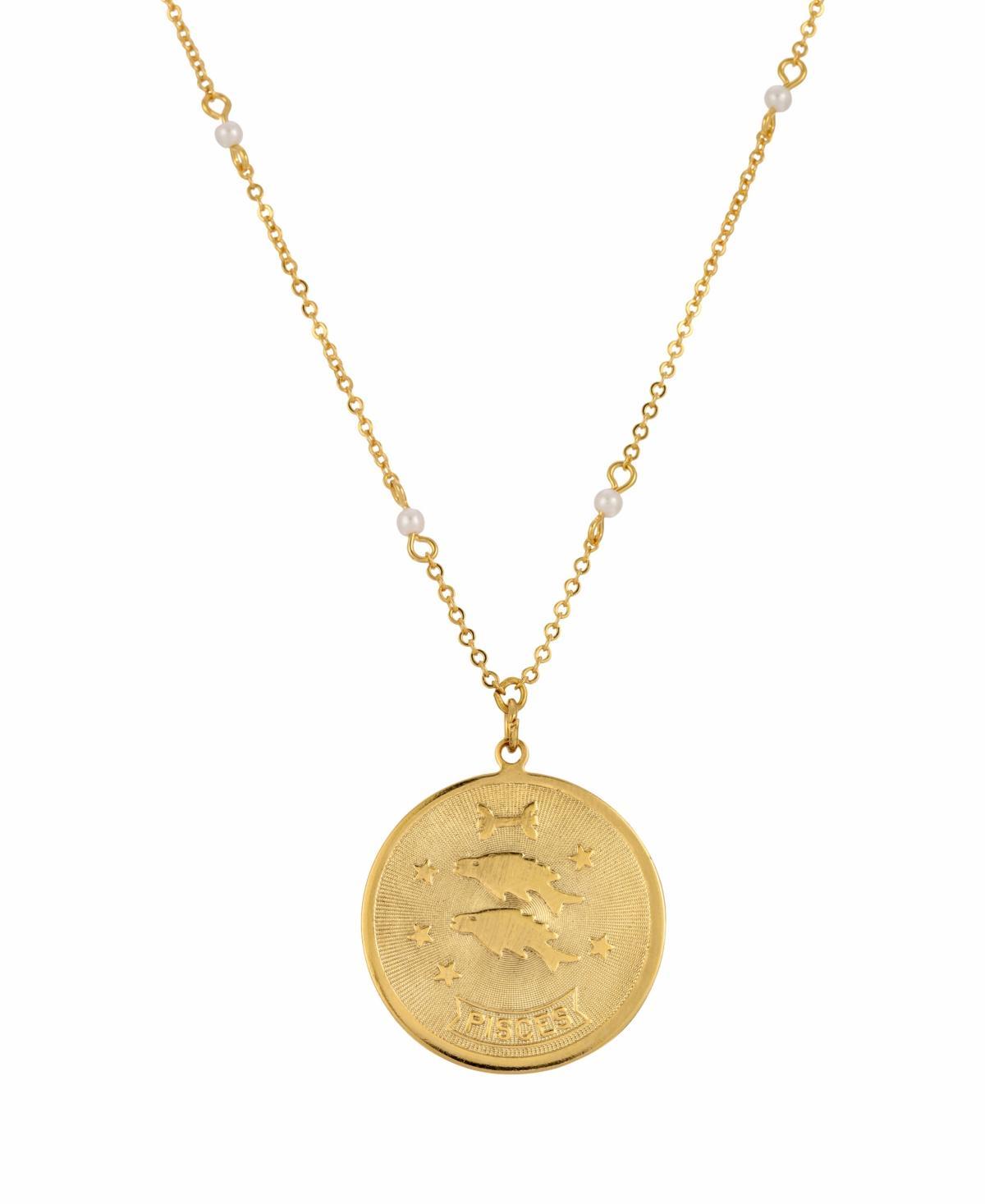 1928 Gold-tone Sagittarius Pendant Necklace, Womens, May Product Image