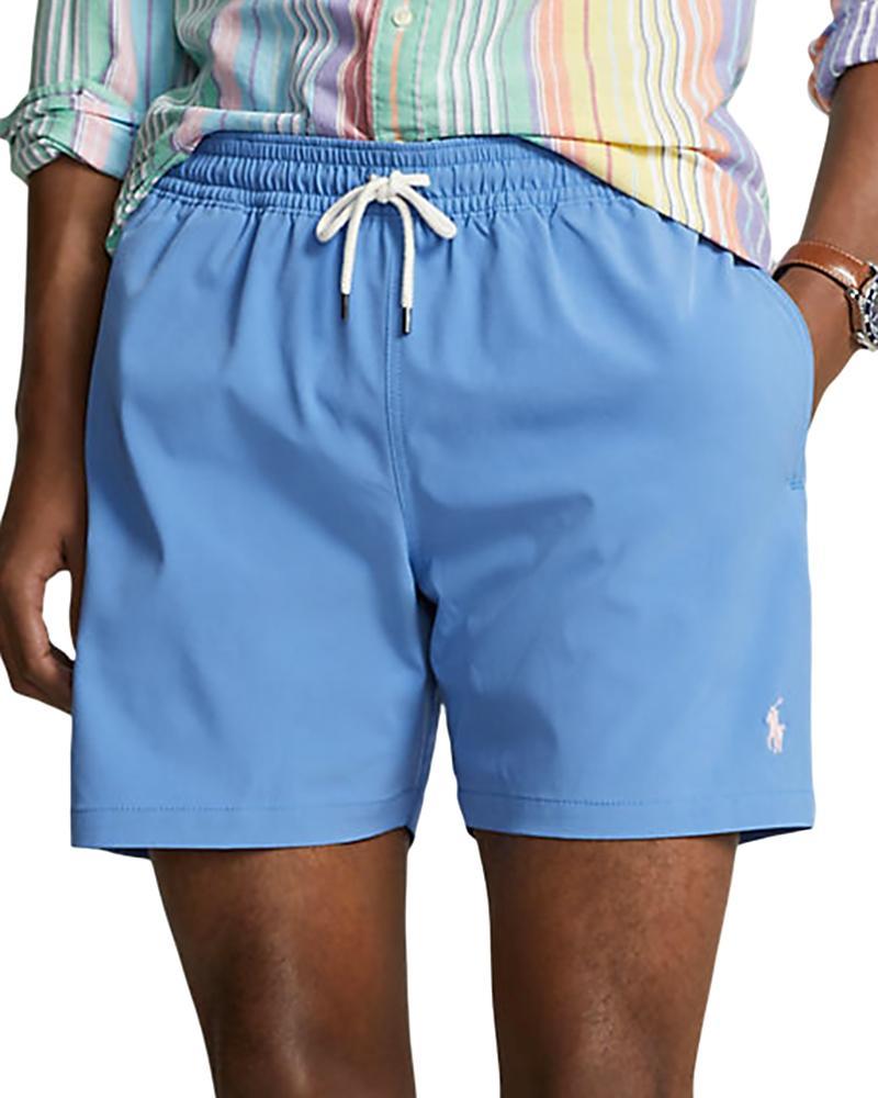 5.75 Inch Traveler Classic Swim Trunks In Harbor Island Blue Product Image