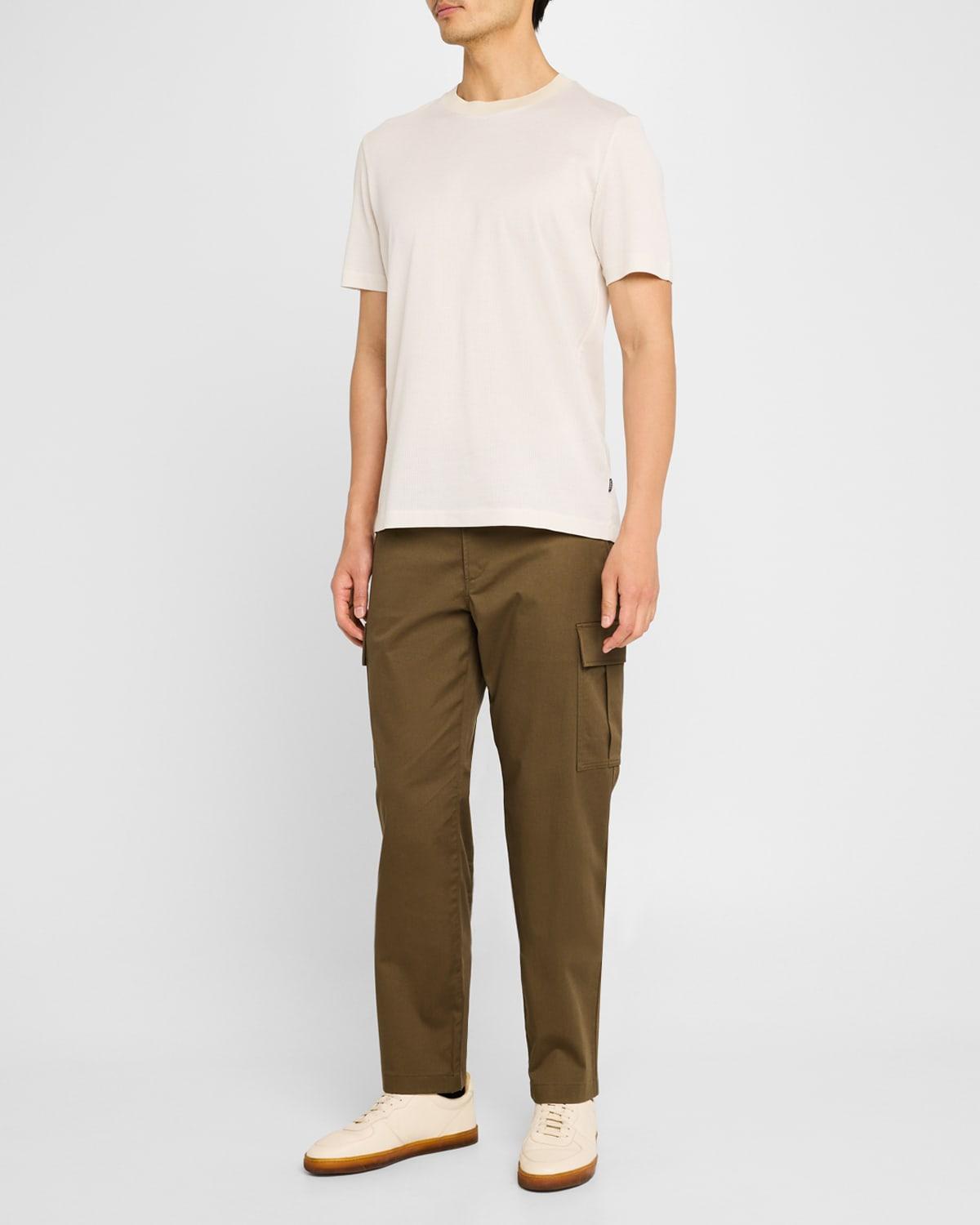 Mens Straight Twill Cargo Pants Product Image