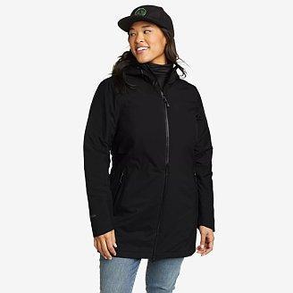 Women's Cloud Cap Insulated Waterproof Trench Coat Product Image