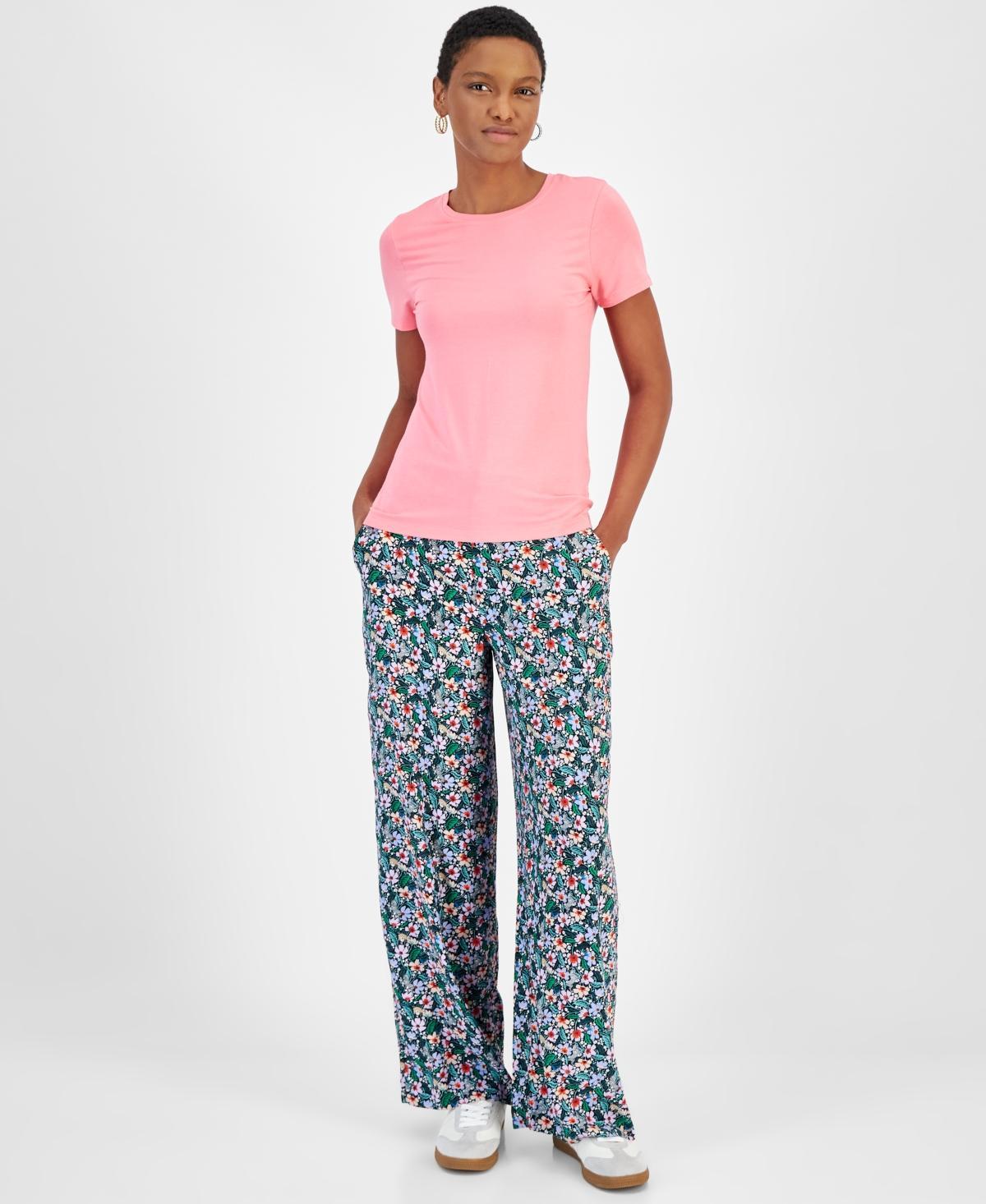 On 34th Womens Short-Sleeve Crewneck Modal T-Shirt, Created for Macys Product Image