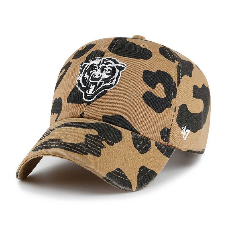 Womens 47 Brand Tan Chicago Bears Rosette Clean Up Adjustable Hat Product Image