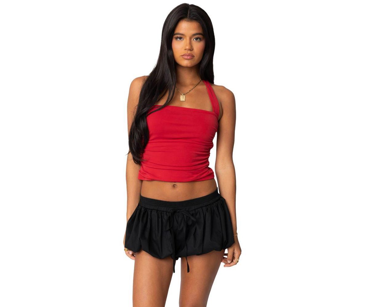 Edikted Womens Nyrah Straight Neck Halter Top Product Image