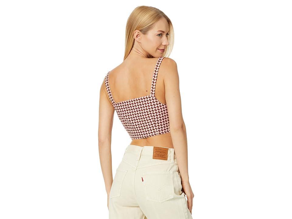 Levi's(r) Premium Nadia Crop Top (Cherry Mahogany) Women's Clothing Product Image