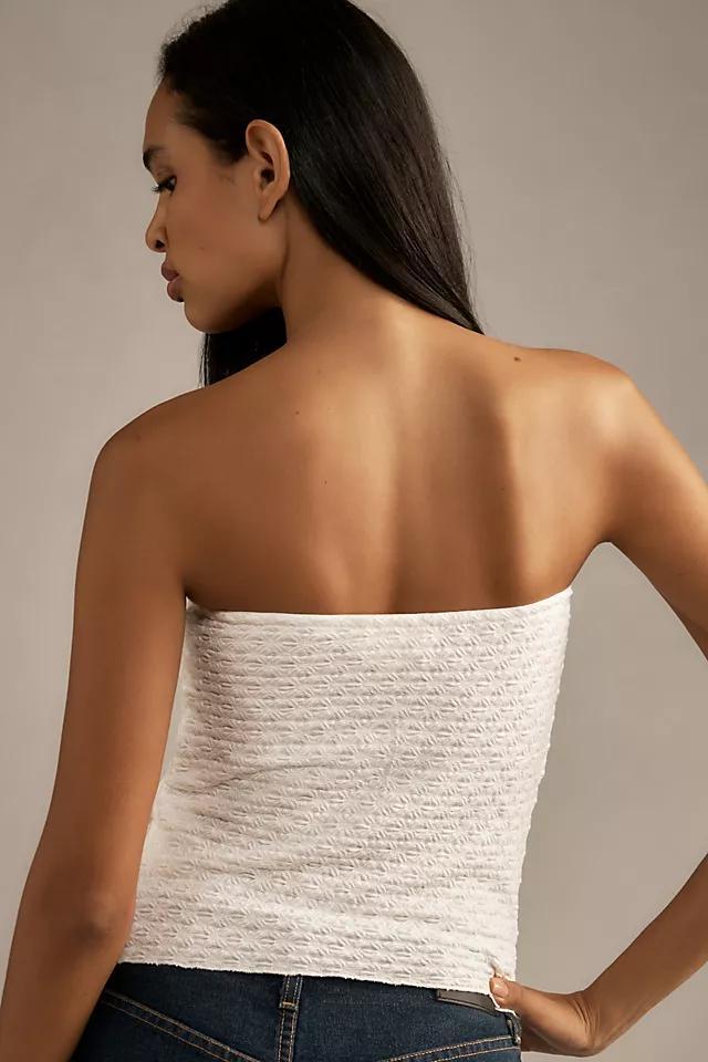 By Anthropologie Strapless Twist-Front Top Product Image